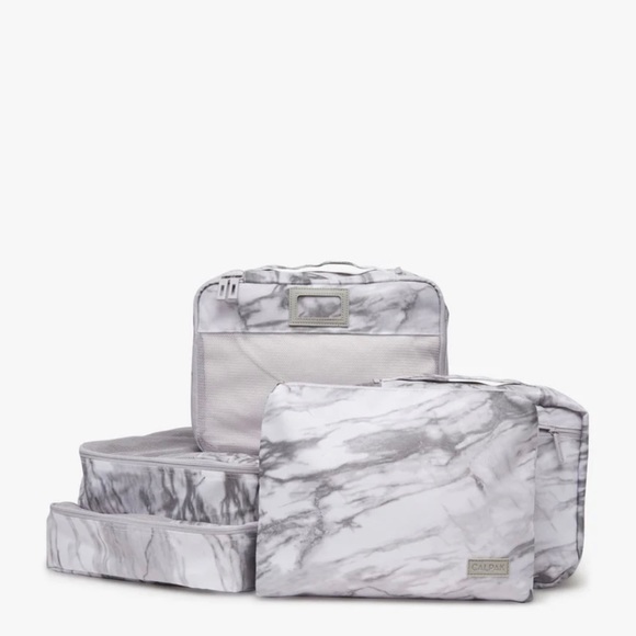 Calpak Bags New Calpak 5 Piece Packing Cubes Milk Marble Poshmark